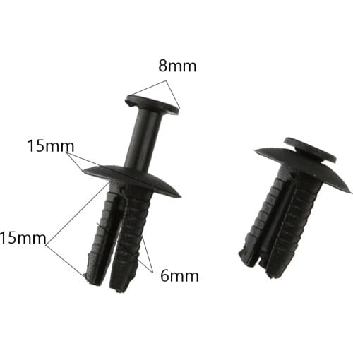 30 Pcs Plastic Bumper Mounting Rivet Body Trim Clip For BMW E30 E36 E46 E39 E38 Z1