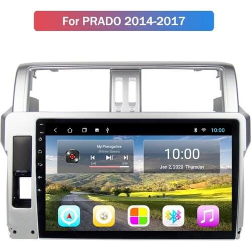 Android 10.0 System Quard Core 2G+32G WIFI HD 1024*600 Car GPS Nagavition For TOYOTA PRADO 2014-2017 Audio Stereo Head Unit