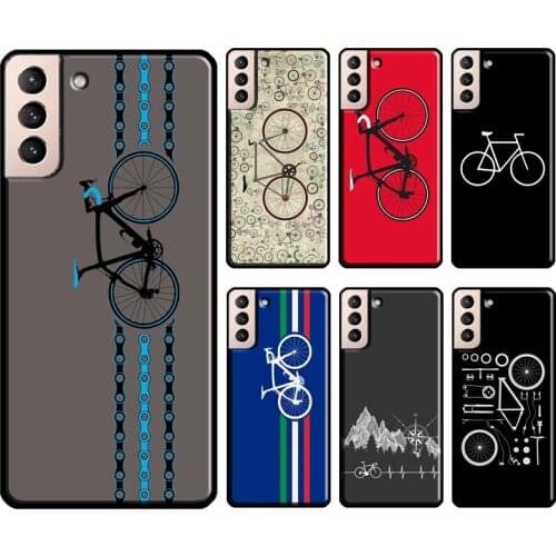 Mountain Bikes Cycling Phone Cover For Samsung Galaxy S21 S20 Ultra Note 20 Note 10 S8 S9 S10 Plus S20 FE Case