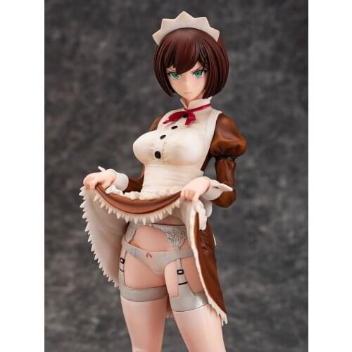 Daiki kougyou Iya na Kao Sarenagara Opantsu Misete Moraitai Figure Maids Chitose Ito Classic Brown Ver. PVC Action Figure Model
