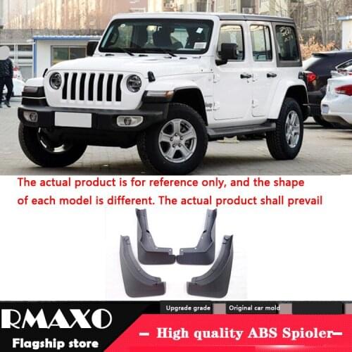 For Jeep wrangler 2018-2020 wrangler Mudflaps Splash Guards Front rear Mud Flap Mudguards Fender Modified special