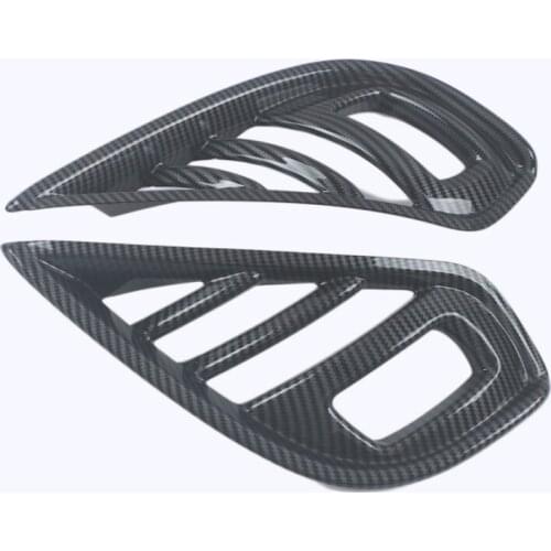 For Toyota Highlander 2020 2021 2022 Chrome Front Rear Bumper Fog Light Cover Trim Waterproof Foglight Bezel Decoration Frame