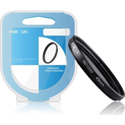 49mm/52/55/58/62/67/72/77mm Camera filter Neutral density ND 1000 ND1000 filter For Sony Nikon D3400 1100D 700D