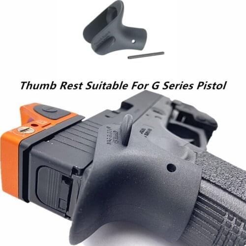 Glock Accessories Thumb Rest Suitable For G Series Pistol Black Tan KXS12001