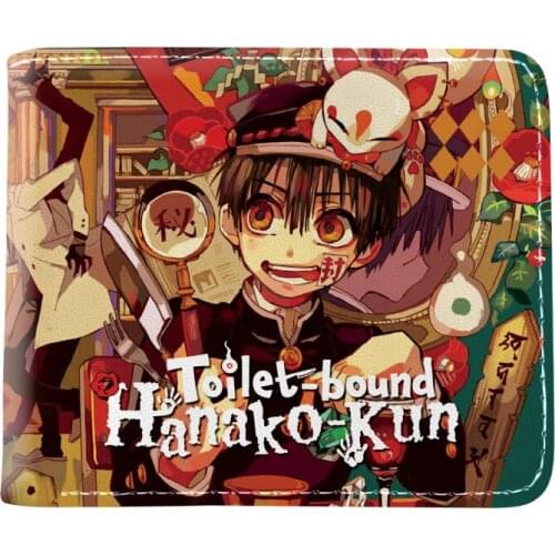 Toilet-Bound Hanako-kun Cartoon Wallet Anime Coin Pocket Student Whit Credit Card Holder Purse Gift