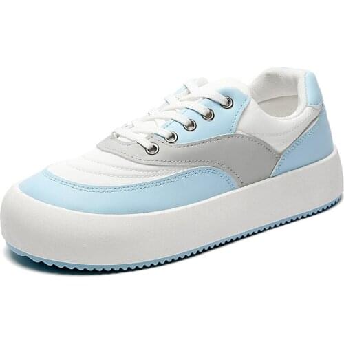 Chunky Sneakers Men Fashion Vulcanized Shoes Lace-up Casual Footwear Platform Shoes for Men White Shoes Tenis Masculino 2021