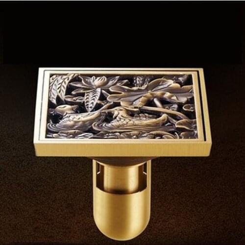 Square floor drain covers,Deepwater closure Art floor drain,floor shower drain,J14268