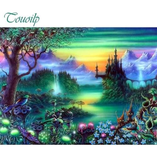 Spuare&round Diy Diamond Painting 3D Diamond Embroidery Scenic Pictures Of Rhinestones Hobbies And Crafts Material For Handmade