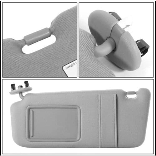 Windshield Left Passenger Side Sun Visor 74320-06800-B0 Replaces for Camry 07-11 Gray Easy Install Spare Parts Accessories