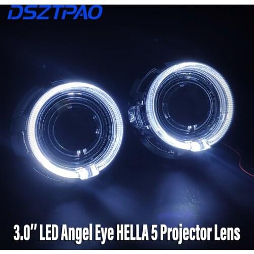 Projector Headlight Lenses D1S D2S D3S D4S HID Bi-xenon Lens 3.0 HELLA 5 3R Angel Eyes DRL Automobiles Car Accessories Retrofit