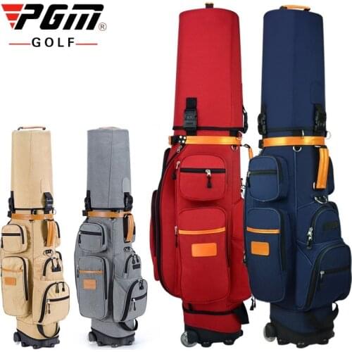 Multifunctional Travel Bag Wheels Stand Caddy Airbag Flight Aviation High Capacity Golf Cart Bag Staff Golf Bags D0644