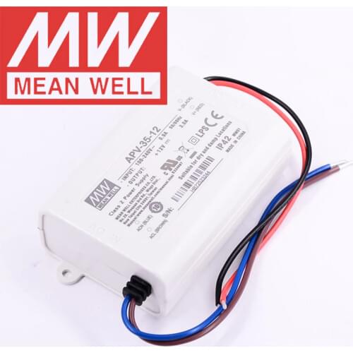 Original Mean Well APV-35-12 meanwell 12V/3A Constant Voltage design 36W Single Output LED Switching Power Supply