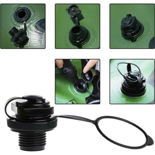 Durable Plastic Safety Air Valve Nozzle For Inflatable Boat Rubber Kayak Tender Raft Mattress Airbed Air Valve Replacem