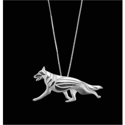 Drop shipping-German Shepherd Dog Movement Necklace