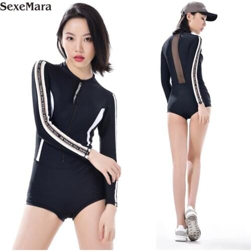 Женские спортивные купальники SexeMara China At AliExpress