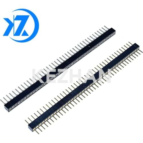 1.778mm Pitch 1.778 Single Row Male Female Round Pin Header 1*40P Breakaway PCB Board colour Connector Strip Pinheader 1x40