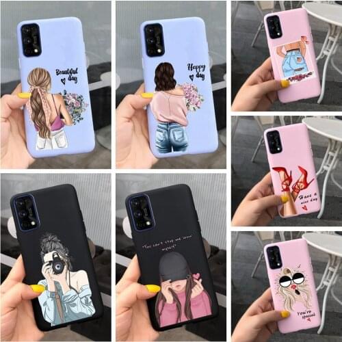 Silicone Case For OPPO Realme 7 Pro Case Realme 7 Bumper Soft TPU Phone Cover For OPPO Realme7 7 Pro Cases RMX2170 Cartoon Funda