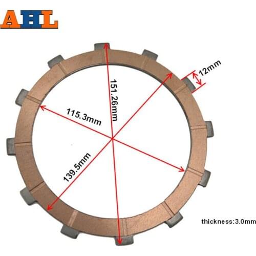 Sintered Copper-based Refit Highest Quality Clutch Drive Friction Plates For DUCATI Hypermotard 1100 1098 1198 8x clutch plates