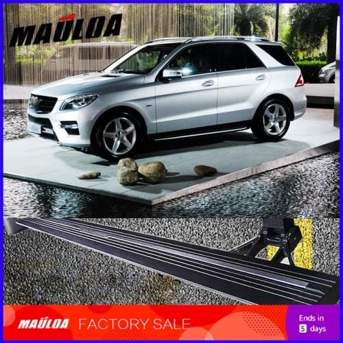 High quality aluminium alloy Automatic scaling Electric pedal side step running board car Accessories for ML350