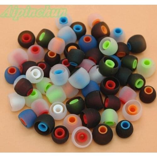 Aipinchun High Quality 6 Pairs 3.8mm Eartips Earbud Cushion Replacement Ear Tips Pads Covers Earplugs For In-Ear Earphone