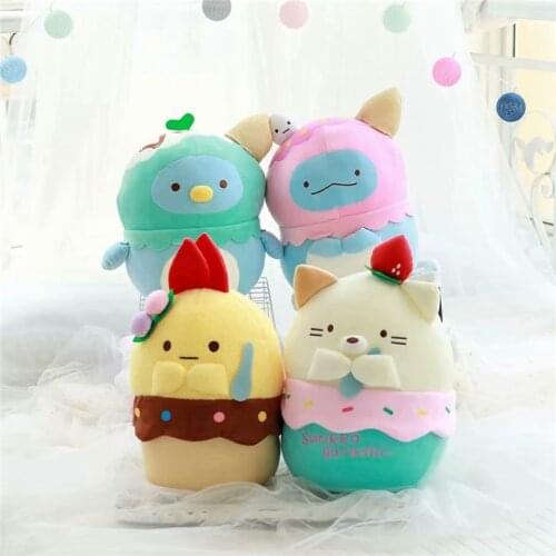 Japanese Animation Kawaii Sumikko Gurashi Plush Toy Corner Bio Pillow Soft Cartoon Animal Doll Kid Lover Birthday Valentine Gift