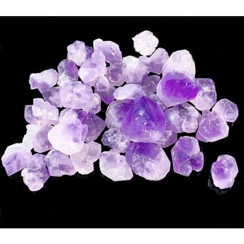 100g Natural Amethyst Ore Crystal Stones Repair Healing Crystals Home Decoration Raw Crystals Gemstones Specimen Crafts Gifts