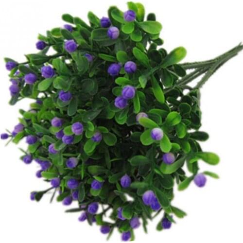 6pcs/lot Artificial Flower DIY Potted Plants Garden Party Decor Flower Simulation Decoration Flowers