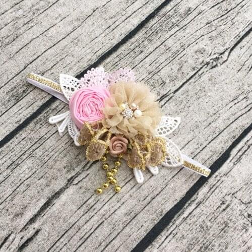 Free Shipping Flower Girl Headband Kids Hair Accessories Photo Prop