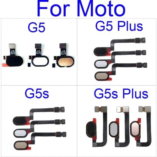Home Button Fingerprint Sensor Flex Cable For Motorola Moto G5s G5s Plus G5 G5 Plus XT1685 XT1684 XT1687 Menu Return Spare Parts