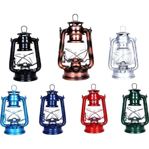 Classic Retro 235 Kerosene Lamp Mediterranean Style Vintage Home Decoration Kerosene Lanterns Outdoor Lighting Portable Lamp