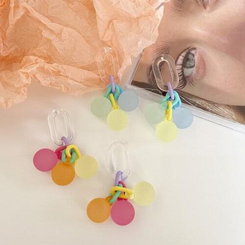 ZDMXJL 2021 Fashion New Women Earrings Sweet Colours Bubble Ball Eardrop Earrings For Girl Jewelry Pandora 925 Original