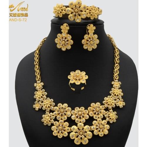 Jewelery Sets Ring Bracelet Pendant Jewelry Earring Ethiopian Engagement Chain Necklace Choker Earrings And Bracelets