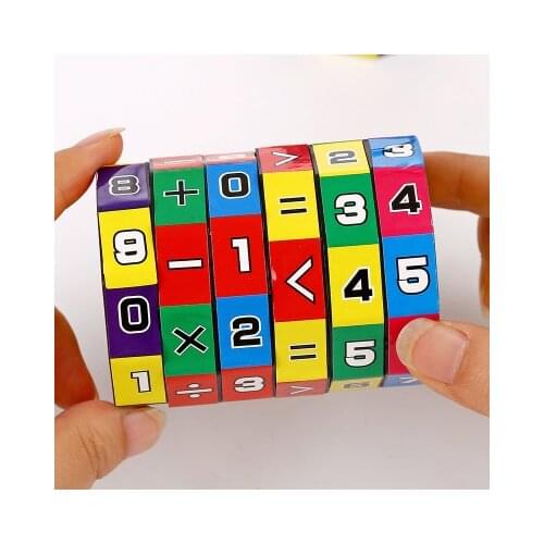 2020 New Arrival Slide puzzles Mathematics Numbers Magic Cube Toy Children Kids Learning and Educational Toys Puzzle Game Gift