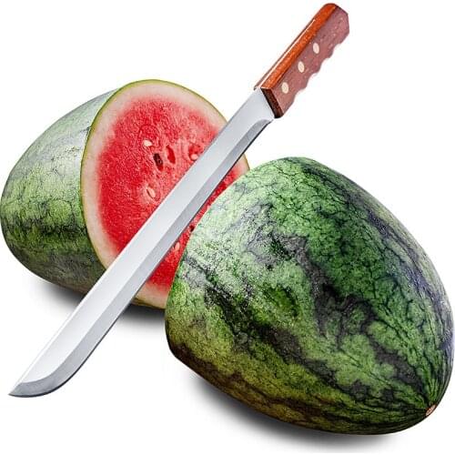 Cut Watermelon Knife Stainless Steel Long Fruit Knife Melon Fruit Blade Fish Cut Honey Ultra-fast Special Purpose Butcher Knife