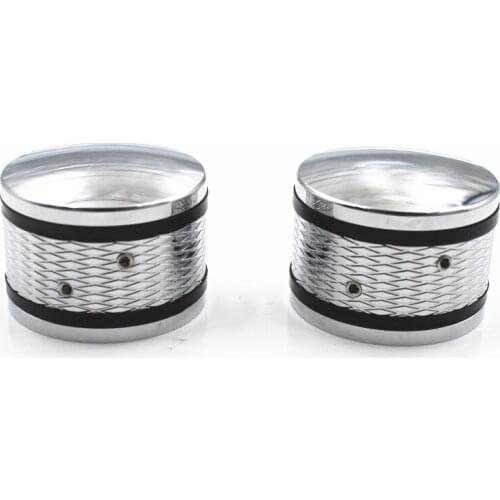 Pair Motorcycle 29MM Front Axle Cap Nut Cover For Harley Electra Glide Softail Iron 883 Sportster 1200 Forty Eight Touring
