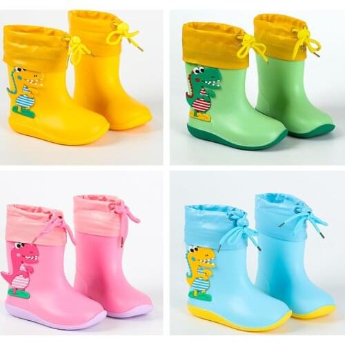 Toddler Girl Rainboots Classic Waterproof Childrens Shoes Kids Rain Boots Pvc Rubber Boots Kids Baby Water Shoes Boy Rain Boots