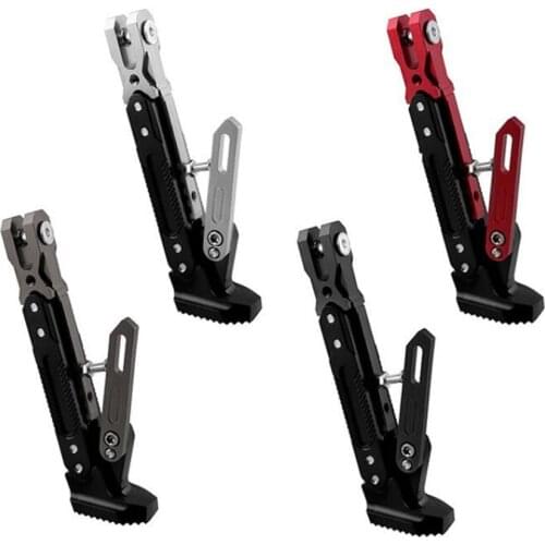 Universal Motorcycle Adjustable Kickstand Foot Brace CNC Motorcycle Parking Leg Foot Side Support Stand