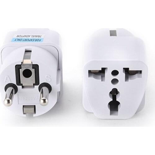 Universal EU GER AU Plug Adapter With ABS Shell Solid Copper European Germany Australia Chinese Power Socket For Vacation Travel