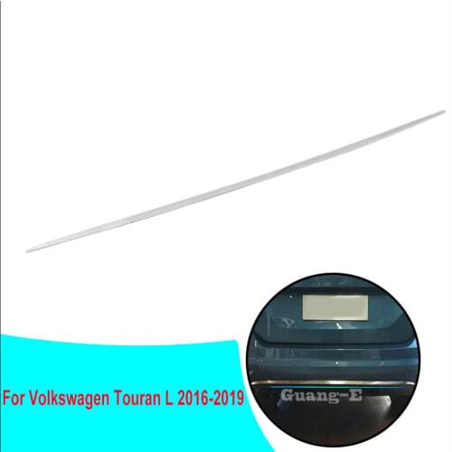 Car Protection Bumper Stainless Steel Trim Rear Back Tail Bottom Trunk Pedal For VW Volkswagen Touran L 2016 2017 2018 2019