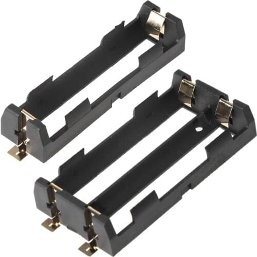 1x 2x 18650 Series Batteries Holder Box Storage Case Container With Bronze Pins Y3ND