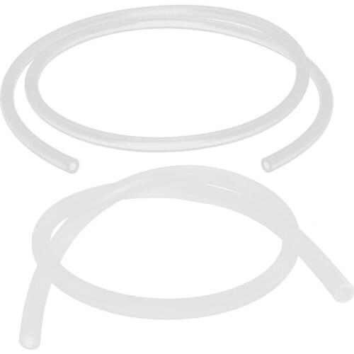 2Pcs Silicone Food Grade Pipe Beer Water Air Hose Pipe 1 Meter - 4Mm x 8Mm & 10Mm x 14Mm