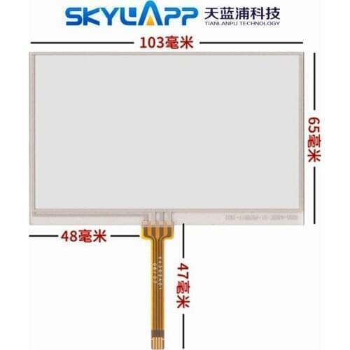 2 Pcs 4.3 inch 4 wire Resistive Touch Screen 103mm*65mm for LQ043T3DX01 02 03 05 LQ043T1DG01 LQ043T1DG03 Touch panel Digitizer