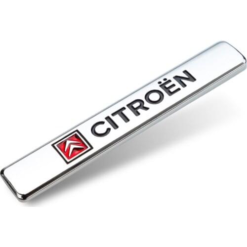 Car Goods Side Wing Fender Emblem Badge Stickers Cover Trim Leaf Sticker For Citroen C2 C3 C4 C5 ZX Quatre Saxo Xsara Jimny 1.6