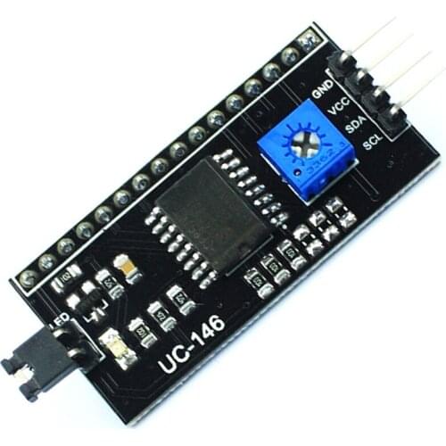 Free Shipping 10PCS/Lot Serial Board Module Port IIC/I2C/TWI/SPI Interface Module for 1602 LCD Display