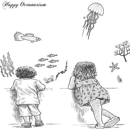 Watch The Ocean World Have Children Clear Stamps Mold For DIY Scrapbooking Cards Making Decorate Crafts 2020 NEW Arrival