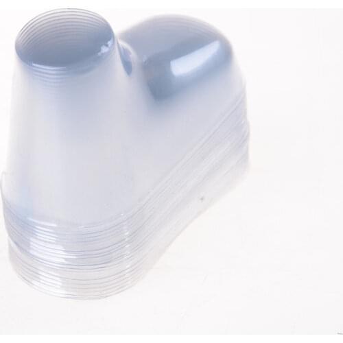 Booties Mould Extrusion Display Gift Shoe Packaging 9cm 20 Pcs/lot Plastic Transparent Foot Model Sock Molds Paste Baby Fondant