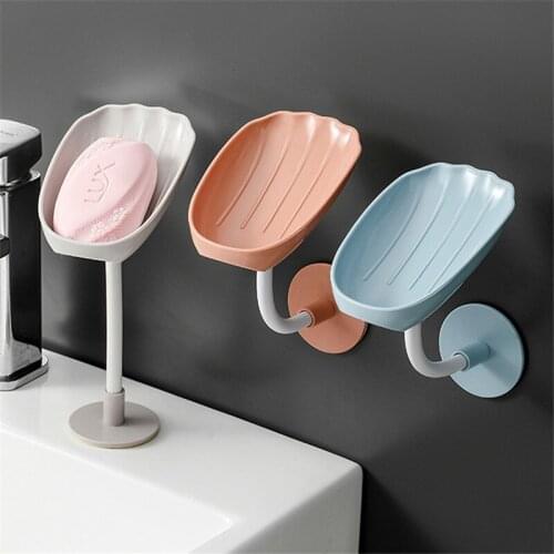 Soap Box Soap Storage Rack Suction Cup Wall Mounted Creative Drainage Rack Without Ponding Household Hand Washing Storage