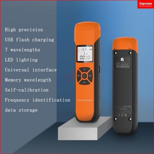 NEW High Precision Rechargeable Battery Optical Power Meter G10 Fiber Optic Power Meter With Flash Light OPM