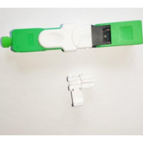 Original 100pcs/lot ESC250D SC APC Fast connector for FTTH SC APC Optical fiber connector support 0.9, 2.0, 3.0mm Indoor Field