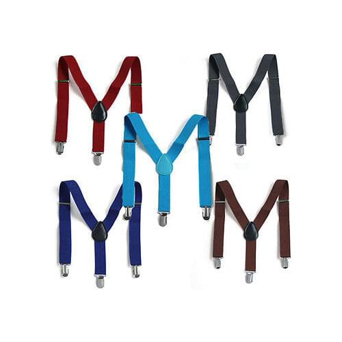 Useful Baby Boys Girls Kid Children Clip on Y Back Elastic Suspenders Slim Adjustable Braces